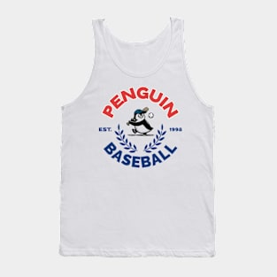 Cute Penguin Baseball Lover Tank Top